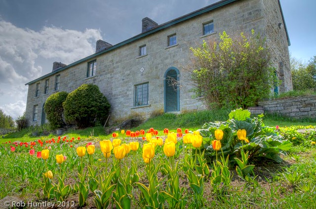 Horaceville, the heritage home in spring. Pinhey's Point Heritage Property and Park