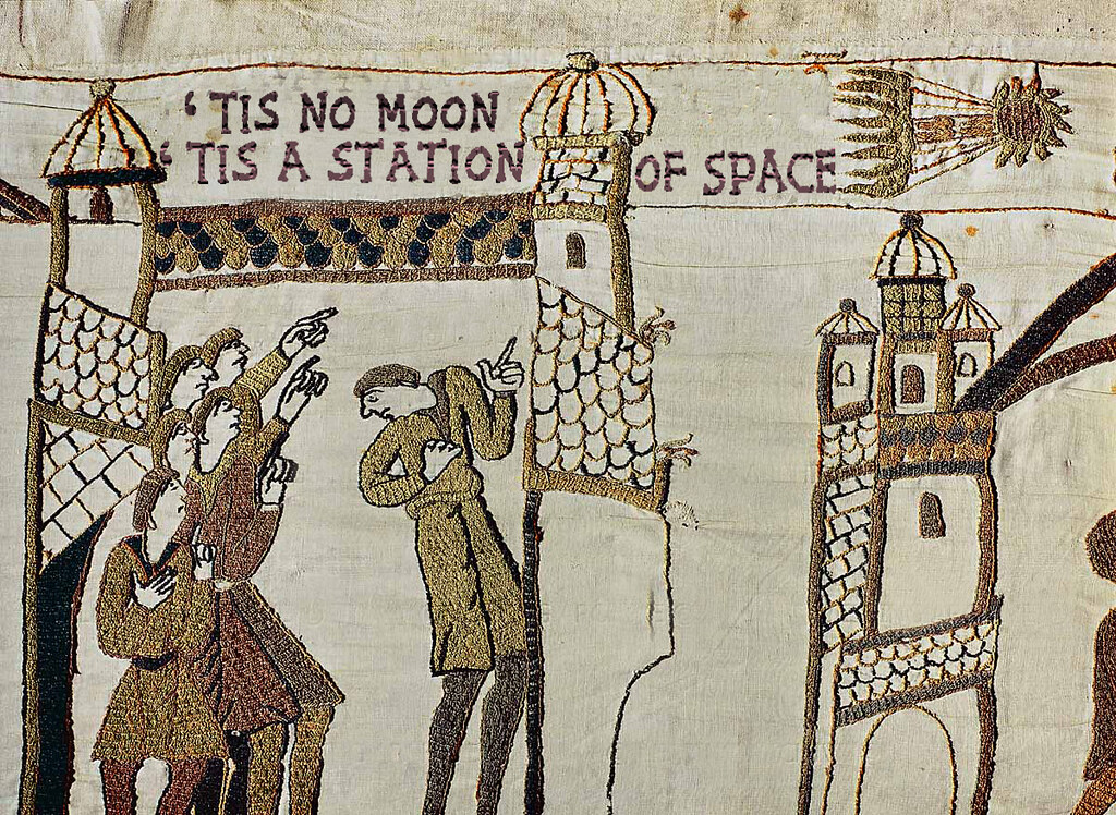 Bayeux Tapestry Meme Star Wars That S No Moon Thats A Space Station A Photo On Flickriver