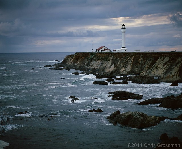 The Point Arena Lighthouse - Mendocino- County, California  Pentax 6x7 - 150mm f/2.8 - Astia 100