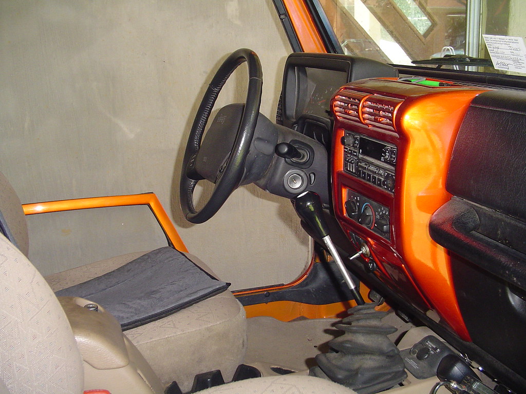 Jeep Wrangler TJ Interior | My Jeep's interior, nothing spec… | Flickr