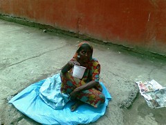 an old Beggar woman