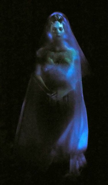 The New Bride in the Attic in the Haunted Mansion at Disneyland