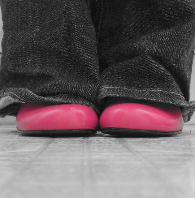 My pink shoes