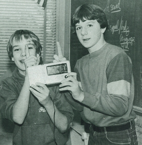 1982 - Jim, David, and Pac Man