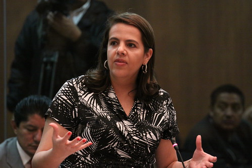 Asambleísta María Paula Romo en su intervención en la sesi… | Flickr