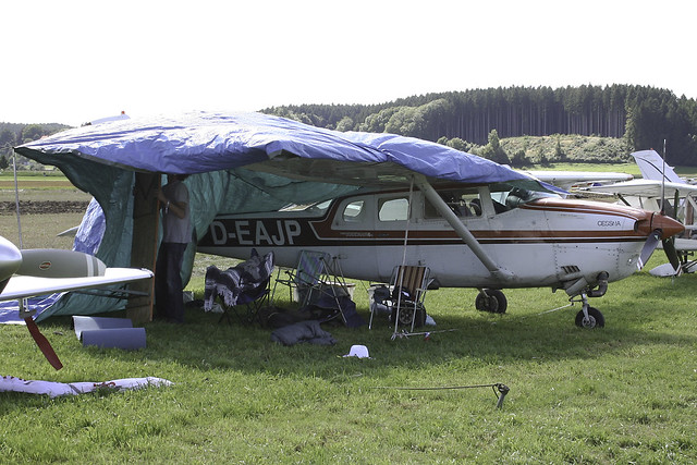 D-EAJP - when is a Cessna not a Cessna .... when it's a tent !