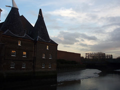 Three Mills with gas cylinders