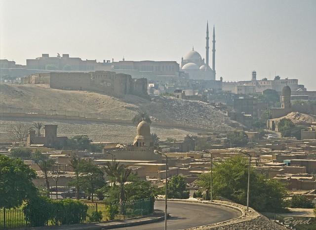 The City of the Dead and Muhammad 'Ali Mosque - just a minute portion of the cemetery!
