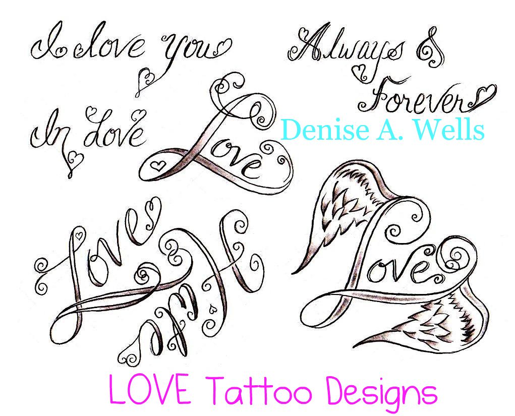 Love Name Tattoo Designs  Tattoos with Names