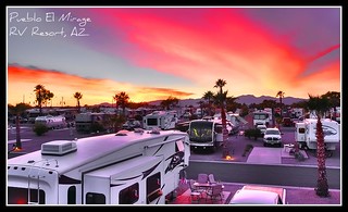 Sunset @ Pueblo El Mirage RV Resort