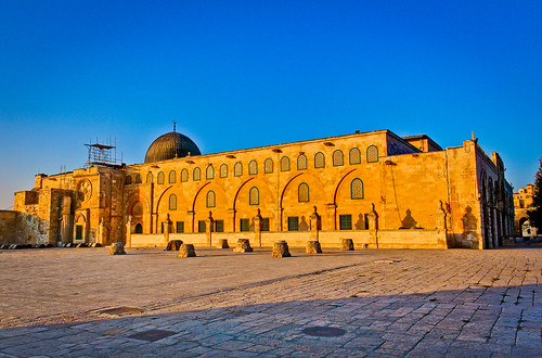 old blue light sky orange sun building beautiful architecture sunrise canon religious temple israel is site ancient place palestine muslim islam jerusalem prayer middleeast mosque historic mount holy usm muslims spiritual f28 hdr sanctuary oldcity masjid noble alaqsa 1755 550d masgid t2i