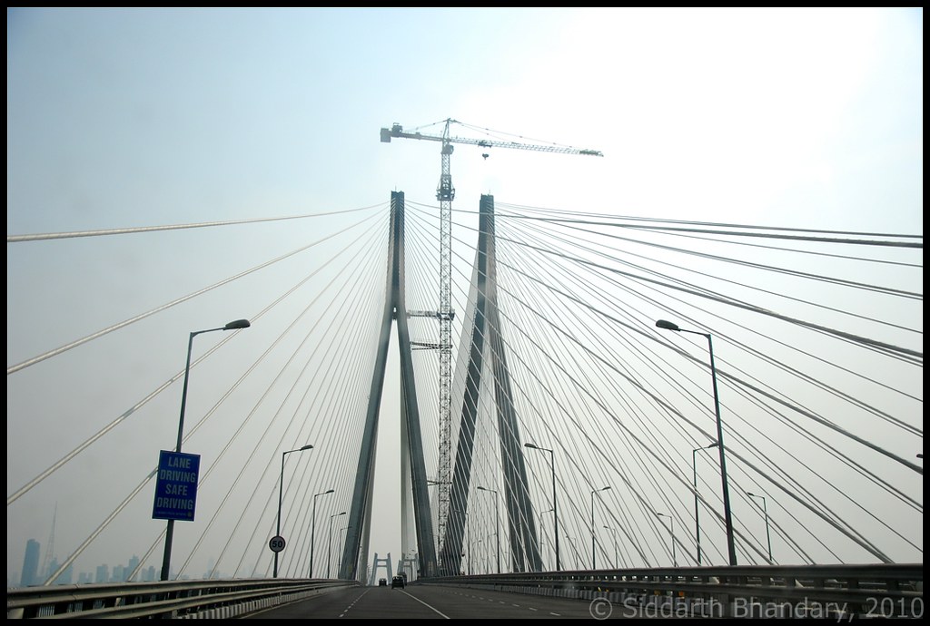 Main span of Mumbai Worli sea link