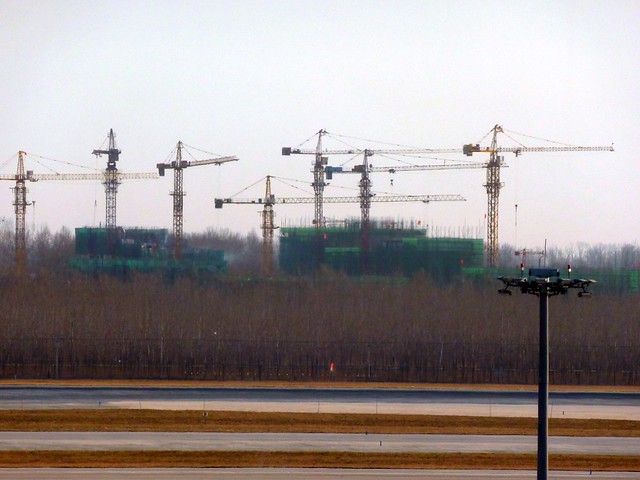 Tower cranes in Beijing
