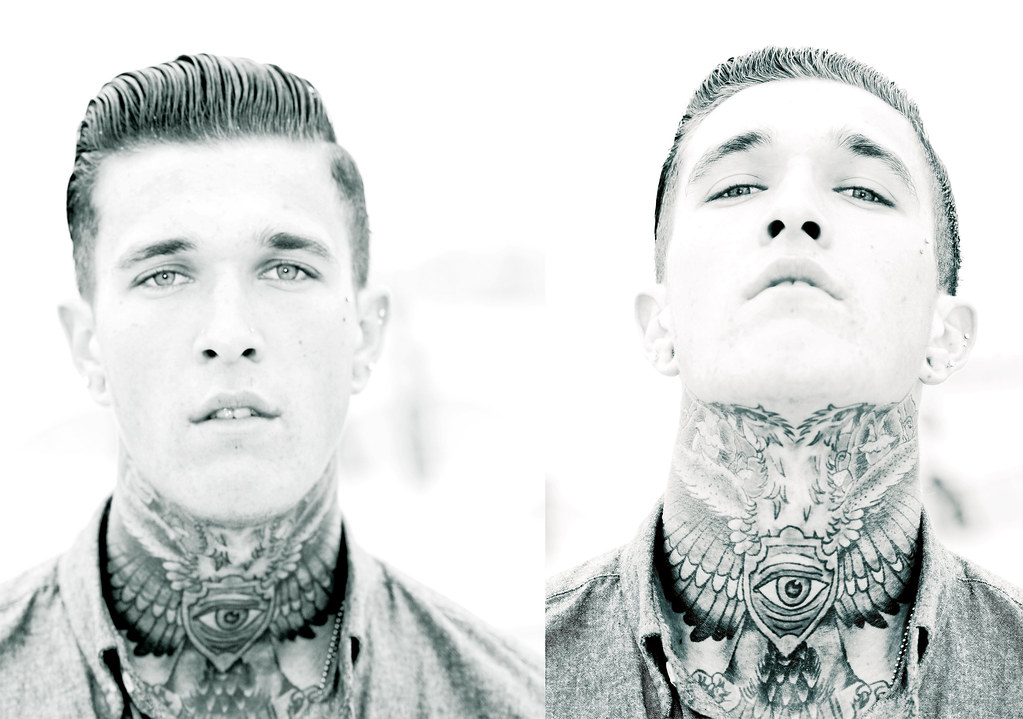 Татуировки на горле у мужчин