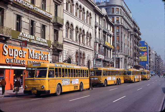 Athens Trolley Buses 1979
