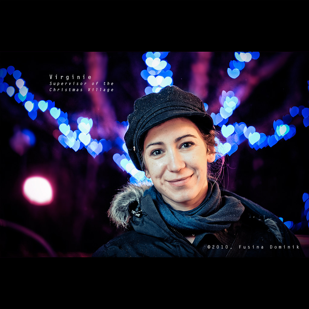 Day 108 - Virginie, supervisor of the Christmas Village by dominikfoto