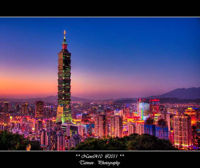日暮舞曲_HDR(Taipei 101 Tower)