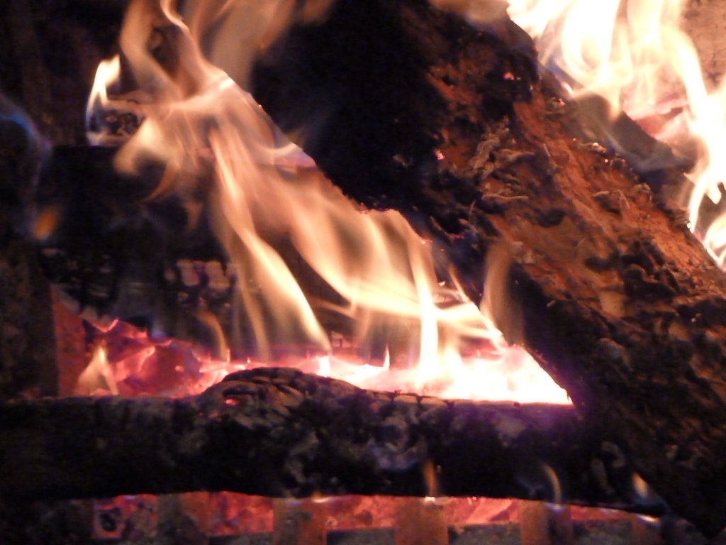 Wheaton, IL, Fireplace Fire