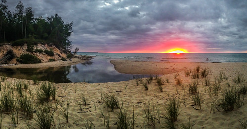 Beaver Creek by Viktor Posnov, Pictured Rockes, MIbeavercreek delta picturedrocksnationallakeshore upperpeninsula beach lakesuperio