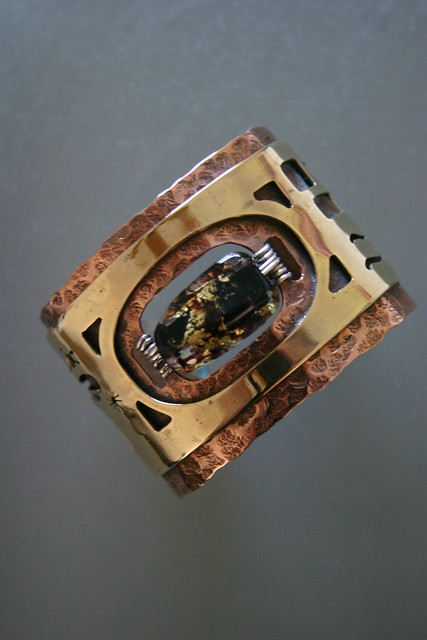 Handcrafted Copper and Brass bracelet