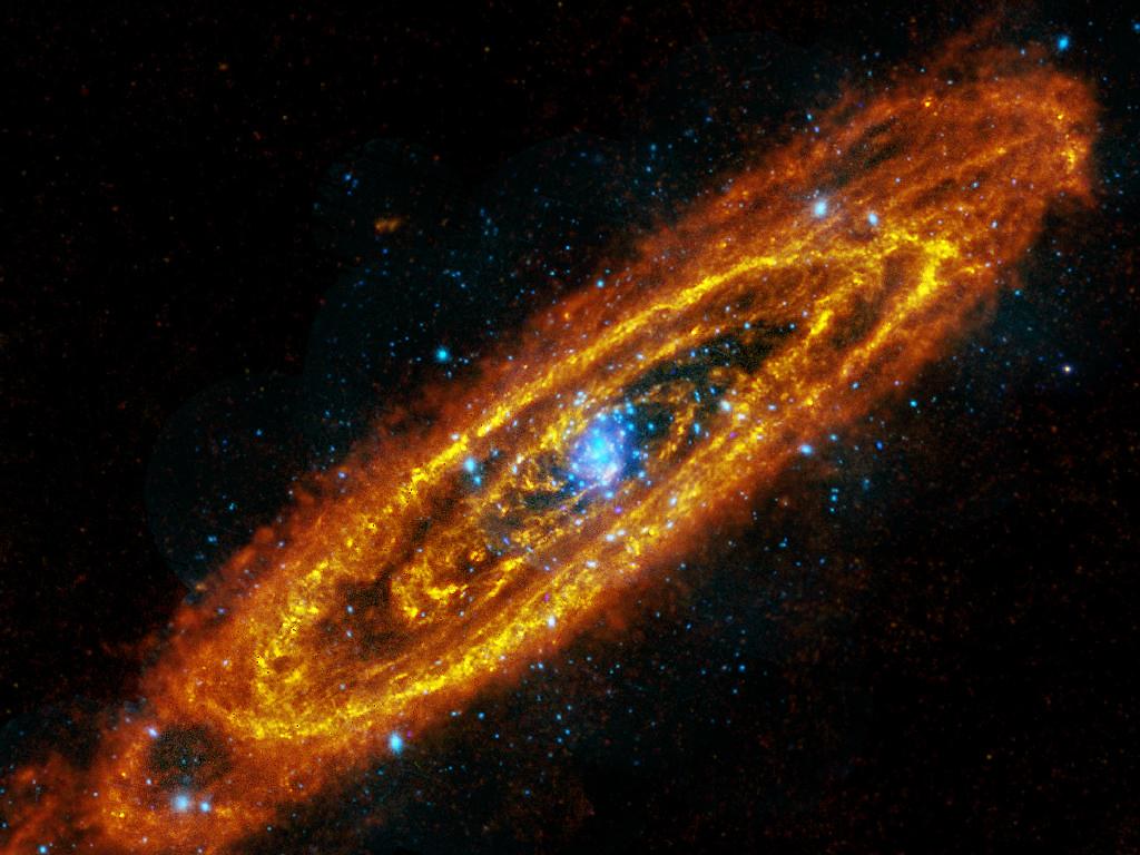 Andromeda en Infrarrojo