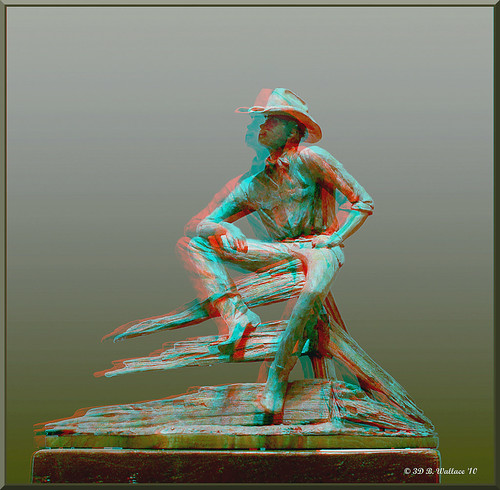 sculpture art festival stereoscopic 3d md brian anaglyph carving indoors stereo wallace inside easton stereoscopy stereographic ewf brianwallace stereoimage stereopicture massryland eastonwaterfowl