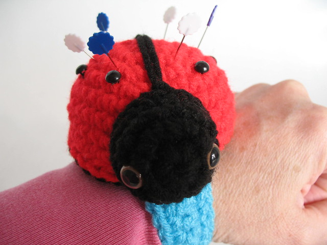 Ladybug Wrist Pincushion