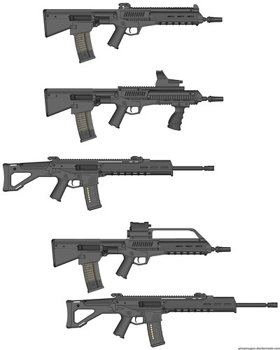 ACR bullpup 1 | Bullpup ACR Normal versions along side to co… | Flickr
