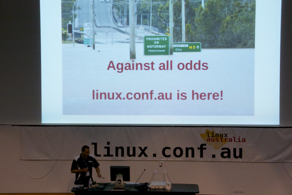 Linux.conf.au 2011 -- Day 1 | Christopher Neugebauer | Flickr