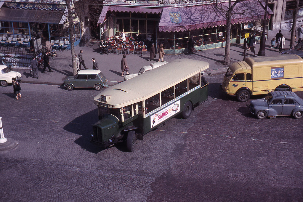 Image result for Paris traffic 1965