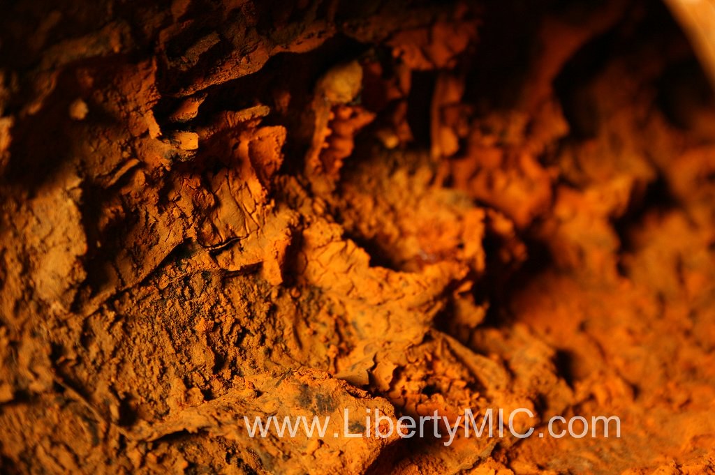 Tuberculation Pipe build up with tubercules- test and treat corrosion in steel pipe ...