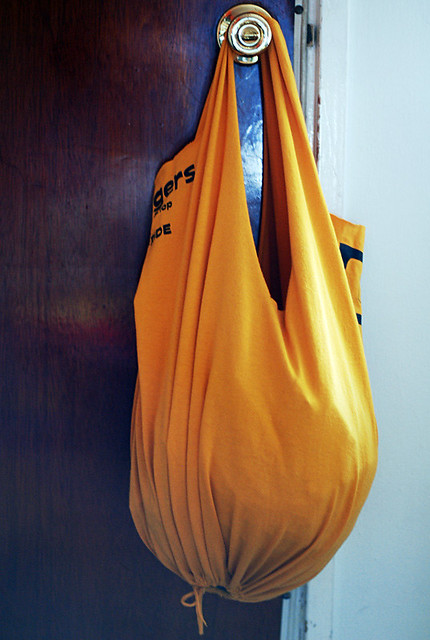 DIY Produce Bag Made from Upcycled T-Shirts
