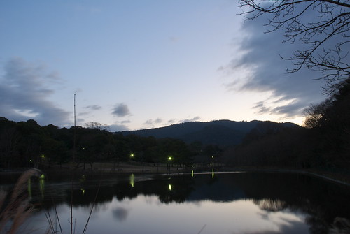 japan sunrise nikon nara 奈良 日の出 夜明け 荒池 ニコン d80