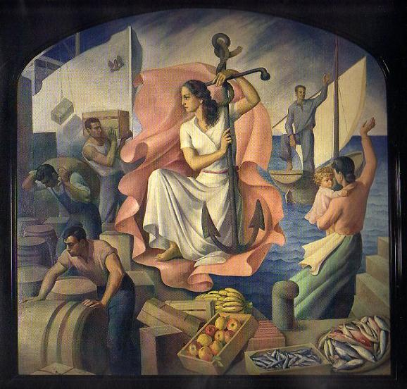 Gastón Castelló Bravo: Alegoría (1945)
