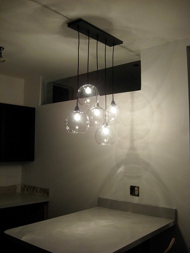 During - CB2 Firefly Pendant Lamp installed (above pennins… | Flickr