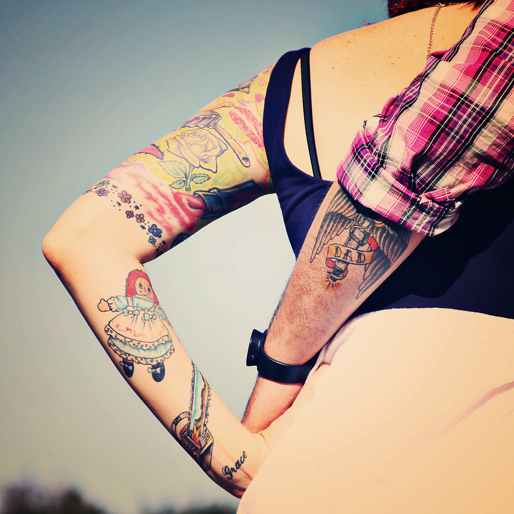 tattooed lovers | friends, and lovers, and tattoos... | Laura Mazurek |  Flickr