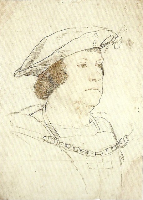 Portrait of unknown gentleman by Holbein, c.1527