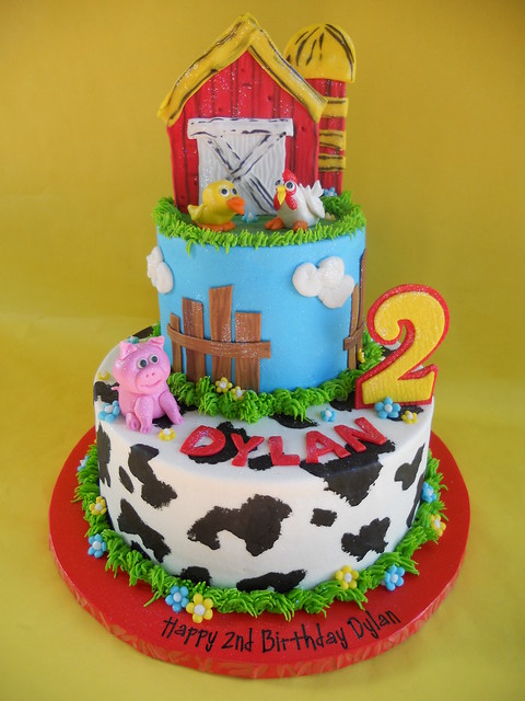 Barnyard Birthday Bash Cake
