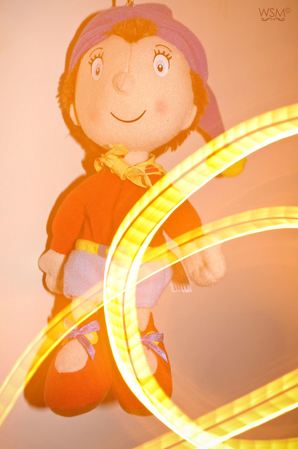 Noddy and light painting 2