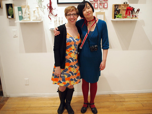 Me & Hine Mizushima @ gallery hanahou | Becky Stern | Flickr