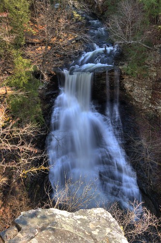 waterfall alabama gorge hdr pisgah