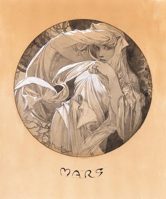 Alphonse Mucha - Mars, 1899