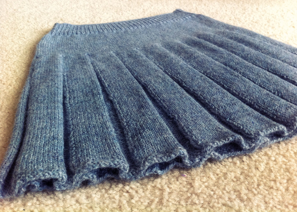 Knit In The Round Pleated Skirt | Blog post, pattern and Rav… | Flickr