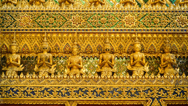 Gold in the Kings Palace, Bangkok (Thailand)