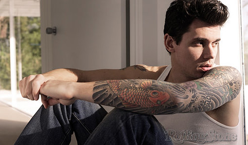 John Mayers sleeve tattoo by Horimitsu  Sleeve tattoos John mayer tattoo  Arm tattoo