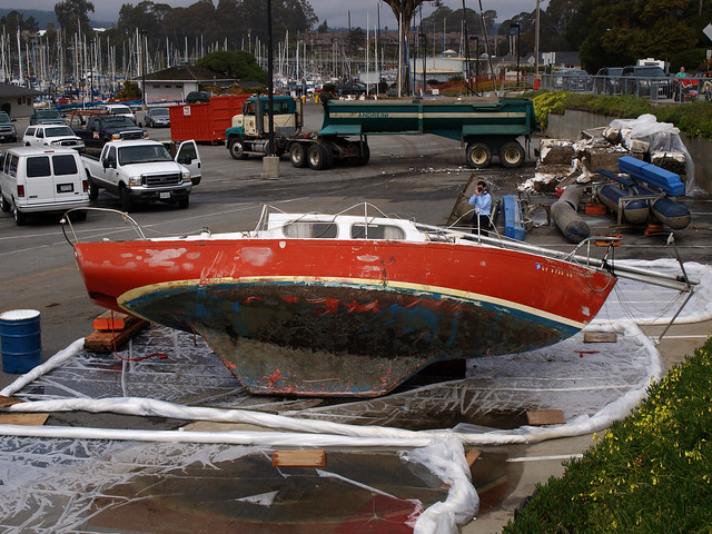 Tsunami Aftermath Santa Cruz, California