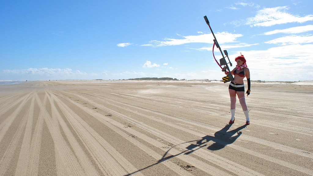 Wallpaper - Yoko Littner cosplay from Gurren Lagann