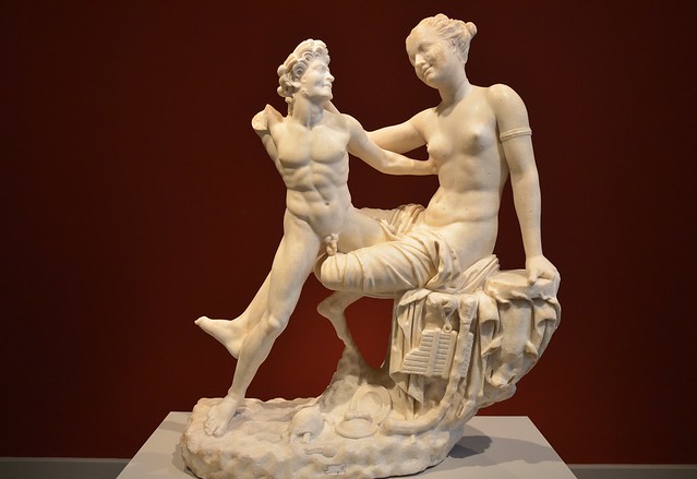 Statue Group: Satyr and Hermaphroditus, Altes Museum Berlin