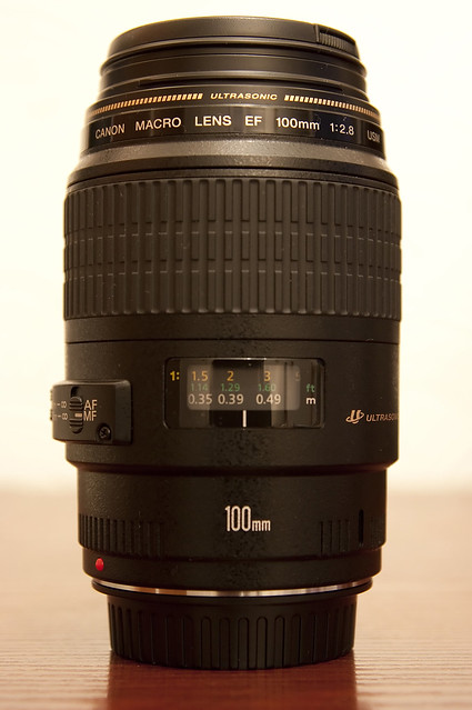 Canon EF 100mm f/2.8 macro lens