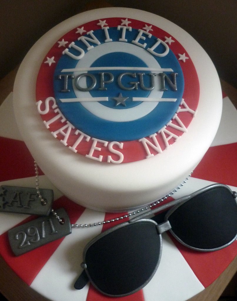 Top Gun cake | I made this cake for a huge Tom Cruise fan ...